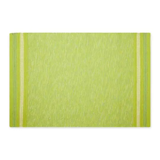 DII&reg; Modern Stripe Variegated Handwoven Recycled Yarn Rug, 2ft. x 3ft. Avocado {1}