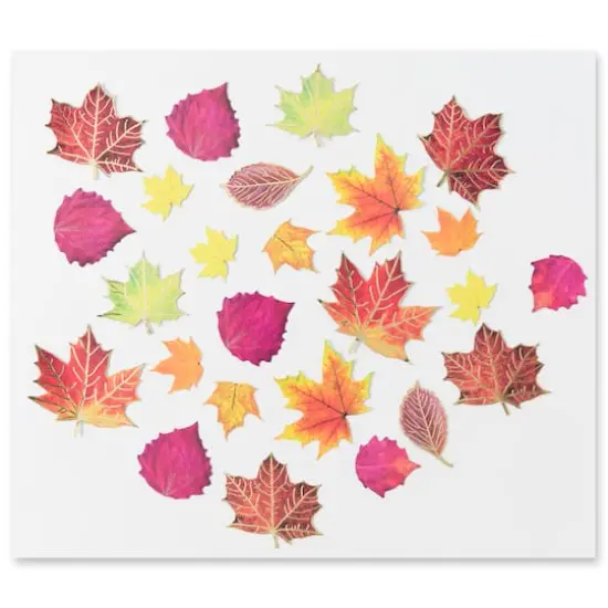 Fall Leaf Die Cut Stickers by Recollections&trade; {5}