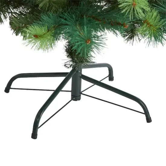 4ft. Pre-Lit Mixed Green Scotch Pine Artificial Christmas Tree with LED Lights {5}