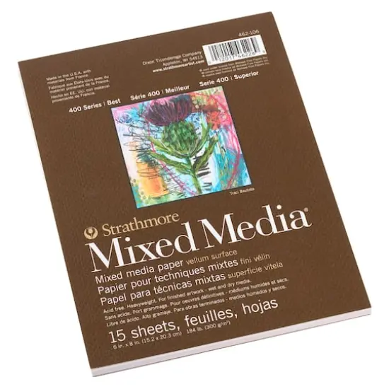 Strathmore&reg; 400 Series Mixed Media Paper Pad {1}
