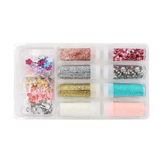 Fine Glitter & Embellishment Set by Creatology&trade; {3}
