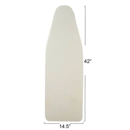 Household Essentials Iron n' Fold White Ironing Board Cover and Pad {4}