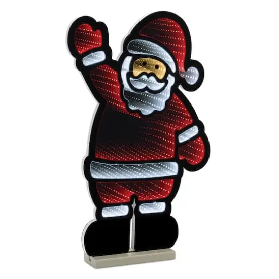 22.5" Waving Santa Ekko Light Display {1}