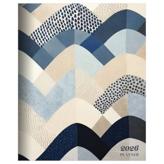 2026 Quilted Curves Medium Monthly Planner {1}