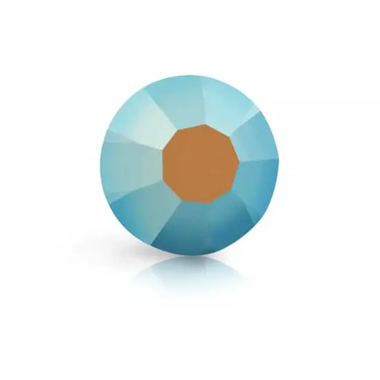 Preciosa MAXIMA SS20 Aurora Borealis Flatback Czech Crystals, 144ct. Jet AB {4}