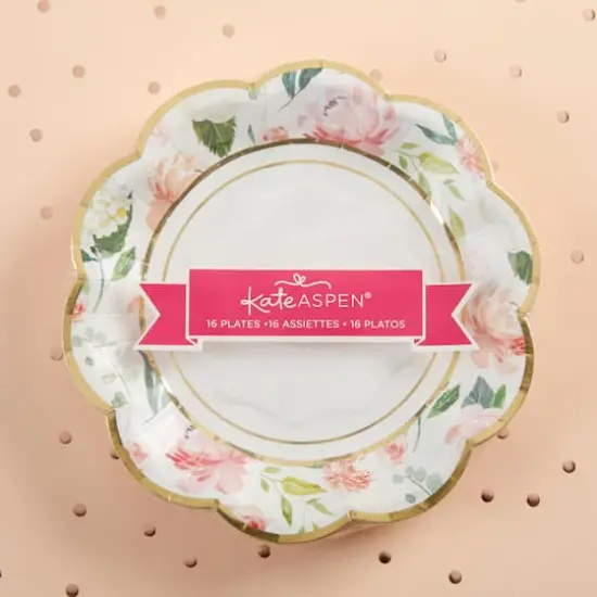 Kate Aspen&reg; 7" Brunch Floral Paper Plates, 32ct. {7}