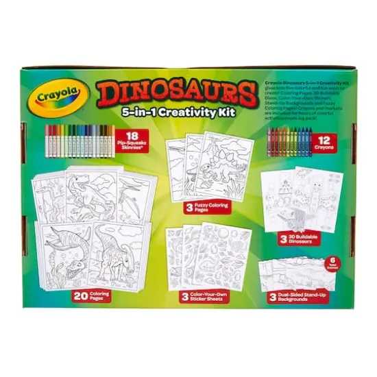 Crayola&reg; Dinosaur 5-in-1 Creativity Kit {3}