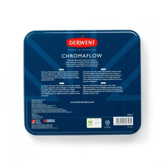 Derwent Chromaflow Pencil Tin Set {6}