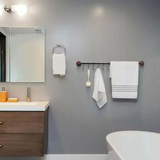 NEX&trade; Bronze Pot Rack Wall Mounted Kitchen Pot Lid Organizer {7}