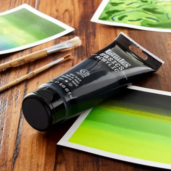 Liquitex BASICS&reg; Acrylic Paint, 8.5oz. 276 Mars Black {3}