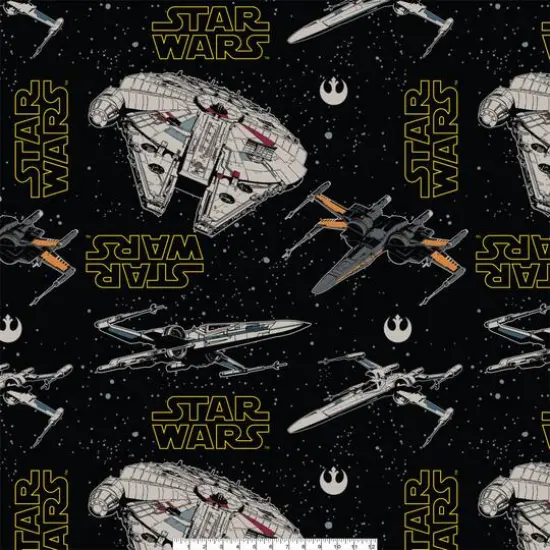 Camelot Fabrics Star Wars Ships Fleece Precut Set {4}