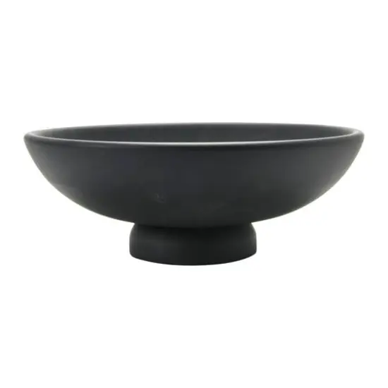 Hello Honey&reg; Black Mango Wood Footed Bowl {7}