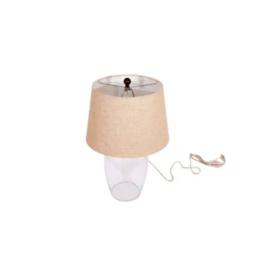 Hello Honey&reg; 23" Glass Fillable Table Lamp {7}