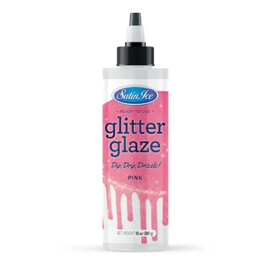 Satin Ice&reg; Glitter Glaze Pink {1}