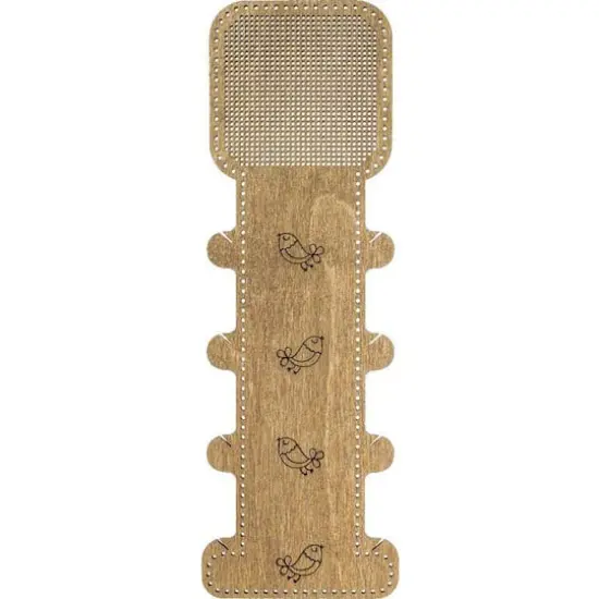 Wonderland Crafts Bird Embroidery Blank Wood Organizer {1}