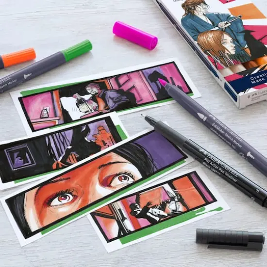 Faber-Castell&reg; Graphic Novel Goldfaber Sketch Markers {6}