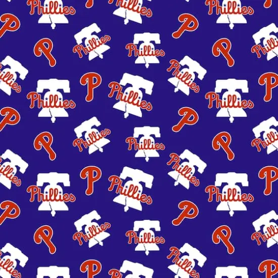 MLB Philadelphia Phillies Cotton Fabric {1}