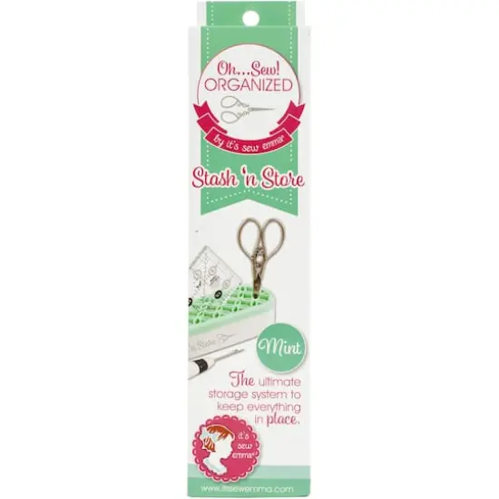 Fat Quarter Shop It's Sew Emma Oh Sew! Organized Mint Stash 'n Store {1}