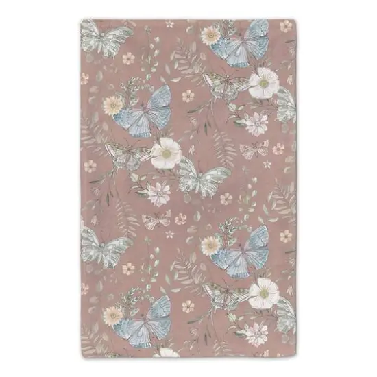 Feeding The Bees Tea Towel Set Maroon {6}