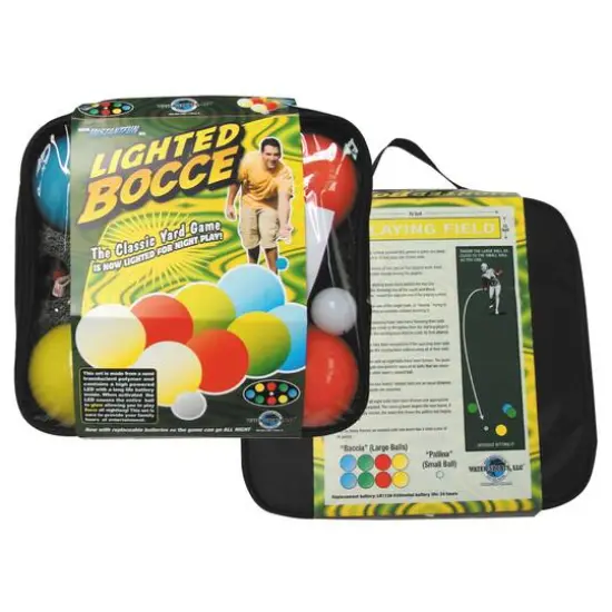 Water Sports Backyard Fun Lighted Bocce Set {3}