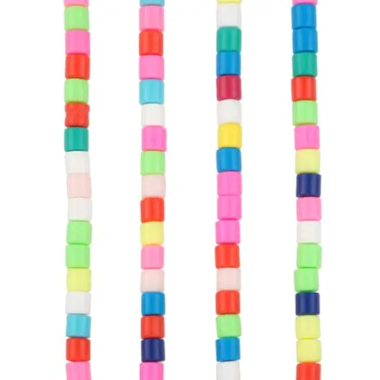 Multicolor Clay Tube Beads, 5.8mm by Bead Landing&trade; {1}
