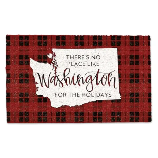 There's No Place Like Washington for the Holidays Doormat {1}