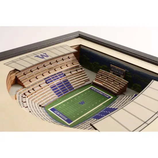 College Football 25-Layer StadiumView Wall Art Washington Huskies {5}