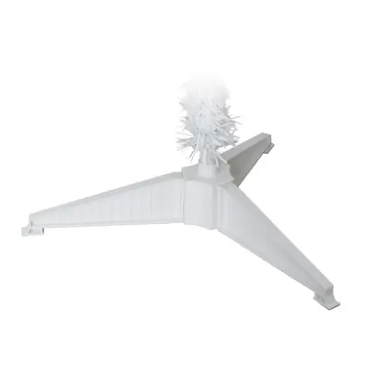 4ft. Unlit White Carson Artificial Pine Tree {7}