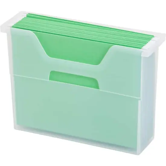 IRIS&reg; Small Open Top Plastic File Box {7}