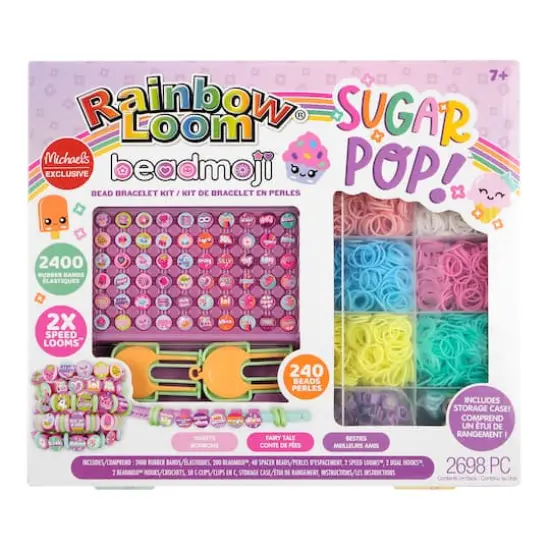 Rainbow Loom&reg; Sugar Pop!&trade; Beadmoji Bracelet Kit {1}