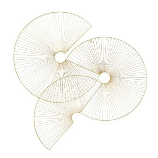 CosmoLiving by Cosmopolitan Gold Circle Contemporary Wall D&eacute;cor {5}