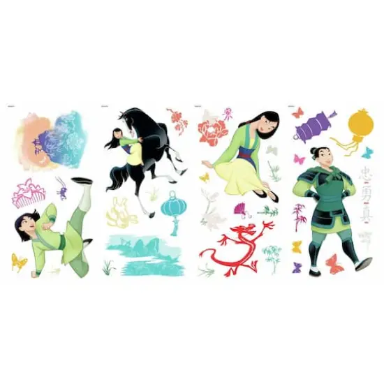 RoomMates Disney&reg; Mulan Peel & Stick Wall Decals {3}