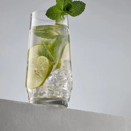 JoyJolt&reg; 18.5oz. Gwen Crystal Highball Drinking Glasses, 8ct. {5}