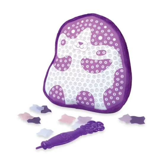 Assorted PlushCraft&trade; Fabric by Number Animal Pillow Kit {6}