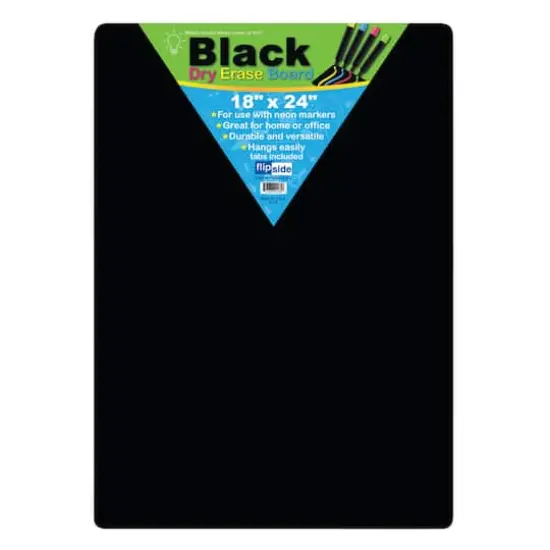 Flipside Products 18" x 24" Black Dry Erase Boards, 2ct. {3}