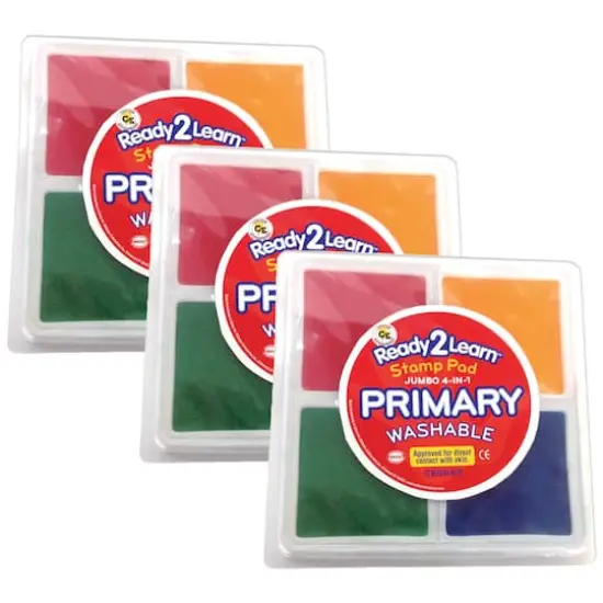 Ready2Learn&trade; Jumbo 4-in-1 Stamp Pad, 3ct. {1}