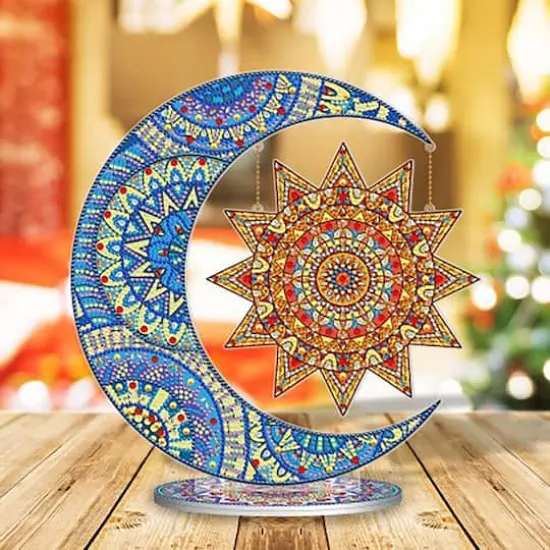 Sparkly Selections Sun and Moon 3D Table Decoration Diamond Painting {1}