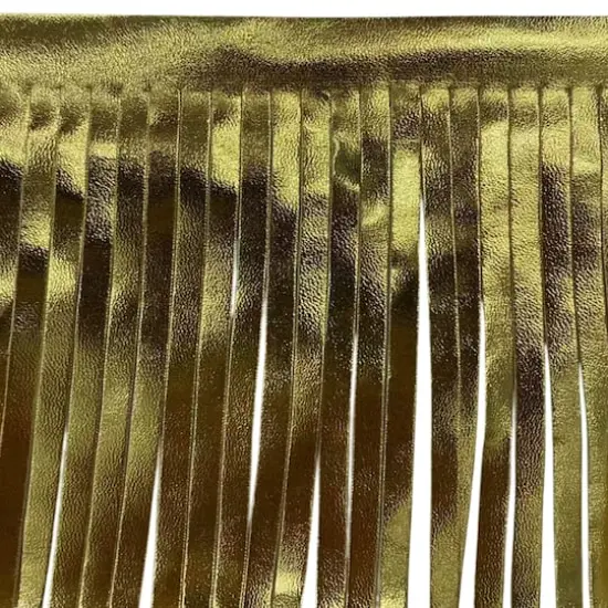 4" Faux Leather Fringe Trimby Celebrate It&reg; Gold {3}