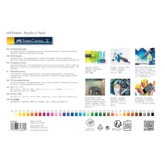 Faber-Castell&reg; 36 Color Oil Pastel Set {8}