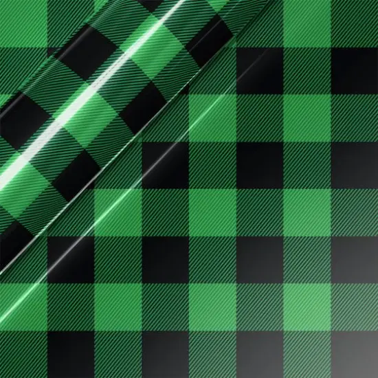 Siser&reg; EasyPatterns&reg; Plus Buffalo Plaid Heat Transfer Vinyl Green {1}