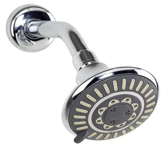 Bath Bliss Chrome 5 Function Deluxe Shower Head {1}