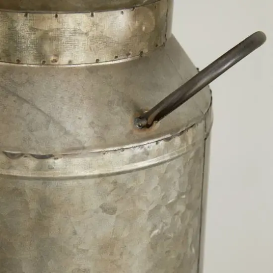 Rustic Gray Milk Can Planter Set {4}