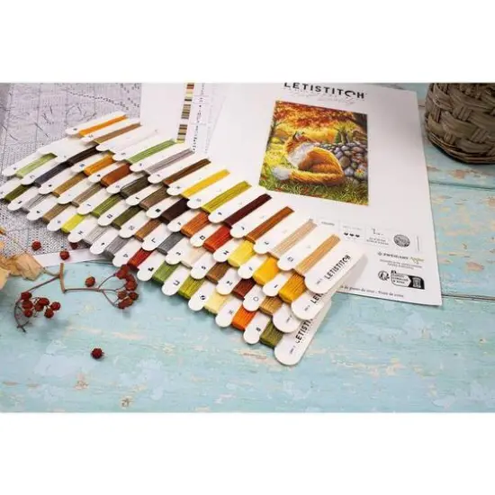 LetiStitch A Friend for Little Fox Counted Cross Stitch Kit {5}