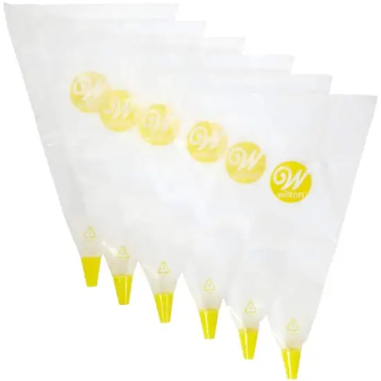 Wilton&reg; All-In-One Disposable Decorating Bags with 2A Round Tips, 6ct. {3}