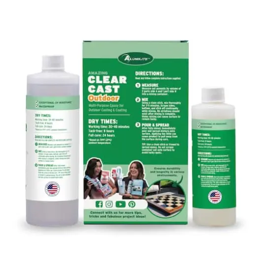 Alumilite&trade; 24oz. Amazing Clear Cast Outdoor Epoxy {3}