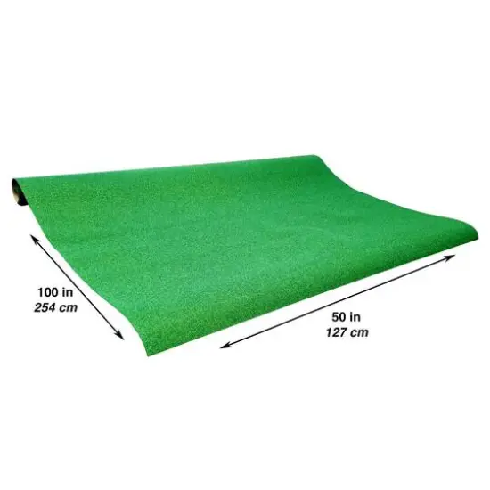 JTT Scenery Products Medium Green HO Scale Grass Mat, 50" x 100" {4}