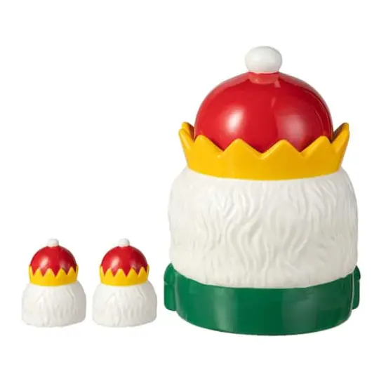 Glitzhome&reg; Dolomite Christmas Nutcracker Cookie Jar Set {8}