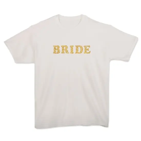 1" Iron-On Glitter Letters by Make Market&reg; Gold {3}