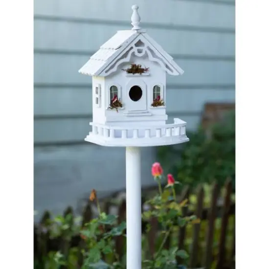 29.25" Freestanding Elegant Victorian Birdhouse {5}