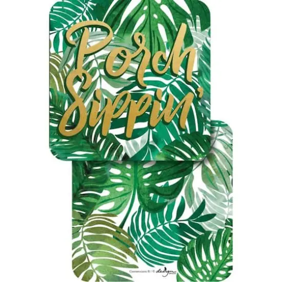 JAM Paper 4" Porch Sippin Coasters, 6ct. {1}